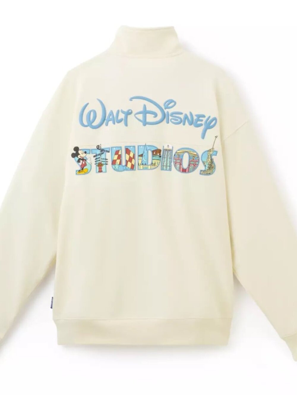 NWT Mickey Mouse 1/4 Zip Pullover Spirit Jersey Unisex Walt Disney Studio sz S